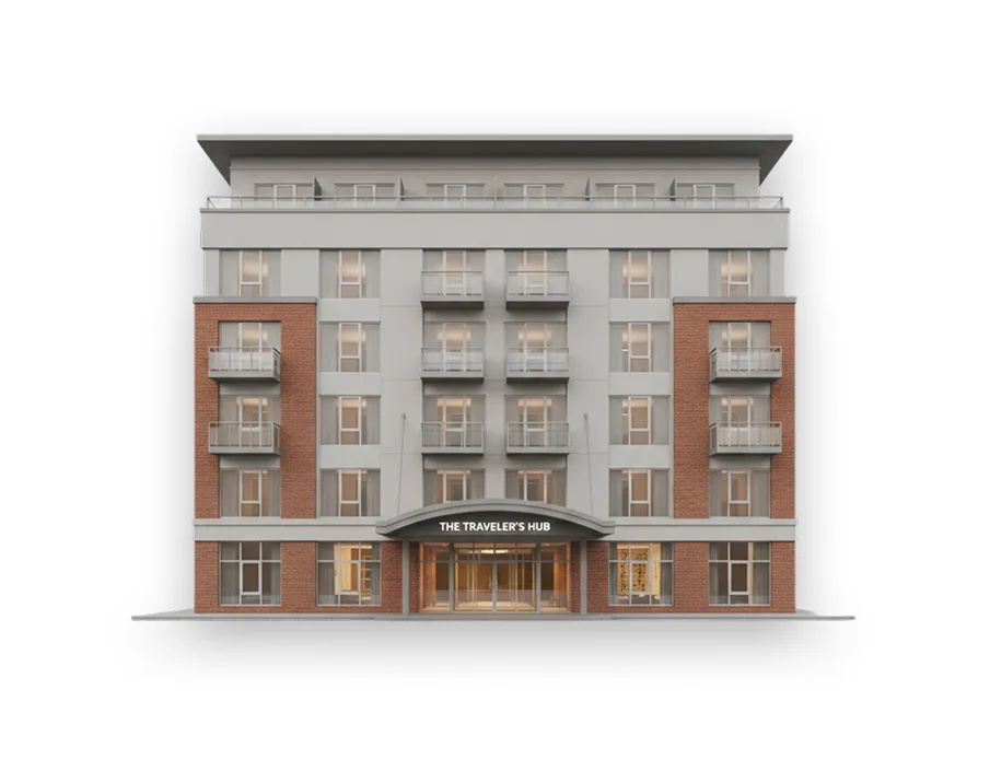 Hôtel de luxe avec piscine